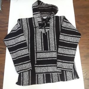 Poncho hoodie Mexican Sweater